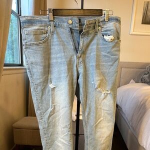 J.Crew Straight Distressed Jeans
